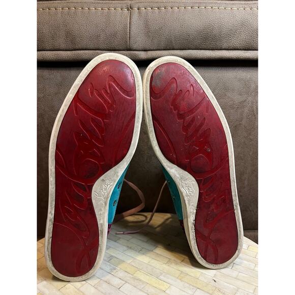 Christian Louboutin Lou Spikes Multicolor High-Top Sneakers main image 5